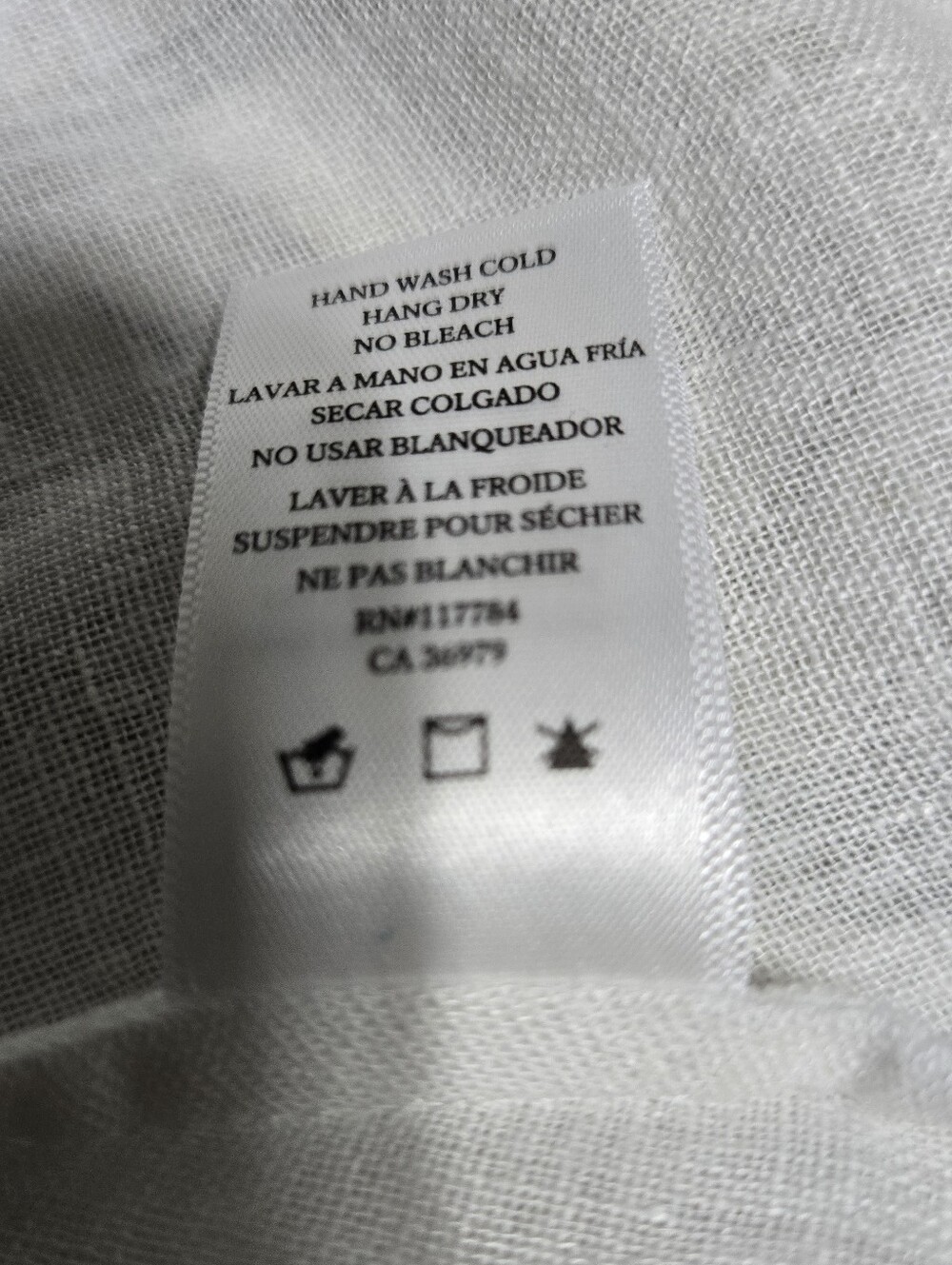 RAILS Size XS Lightweight Crisp White Smocked Waist Tiered Linen Blend Dress - Picture 11 of 12